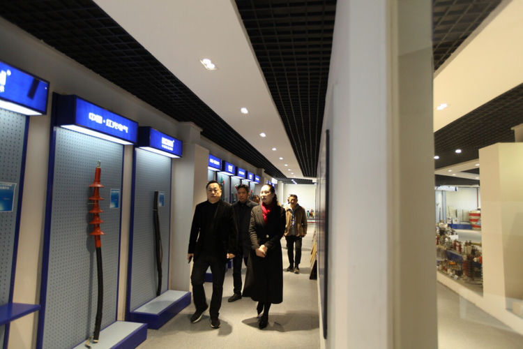 乐清市副市长陈微燕一行莅临谈球吧电气集团考察调研