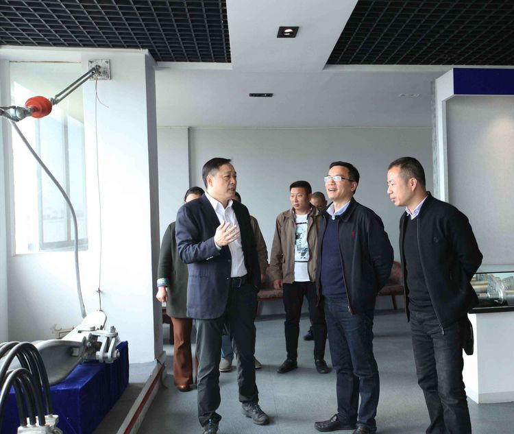 温州市统计局党组副书记、副局长陈孝金贴身向导谈球吧电气集团生长