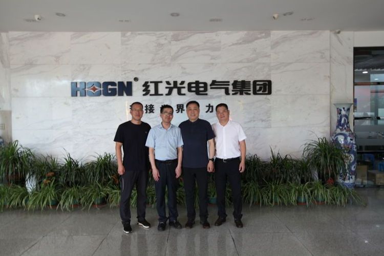 乐清市市场监视局刘勇局长一行莅临谈球吧电气集团调研